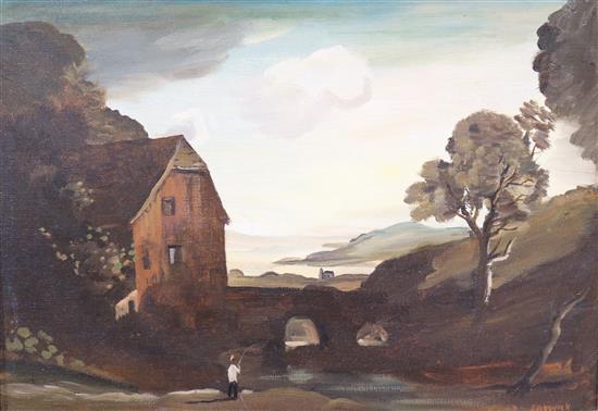 Philip Hugh Padwick (1876-1958) Landscape 16 x 23in.